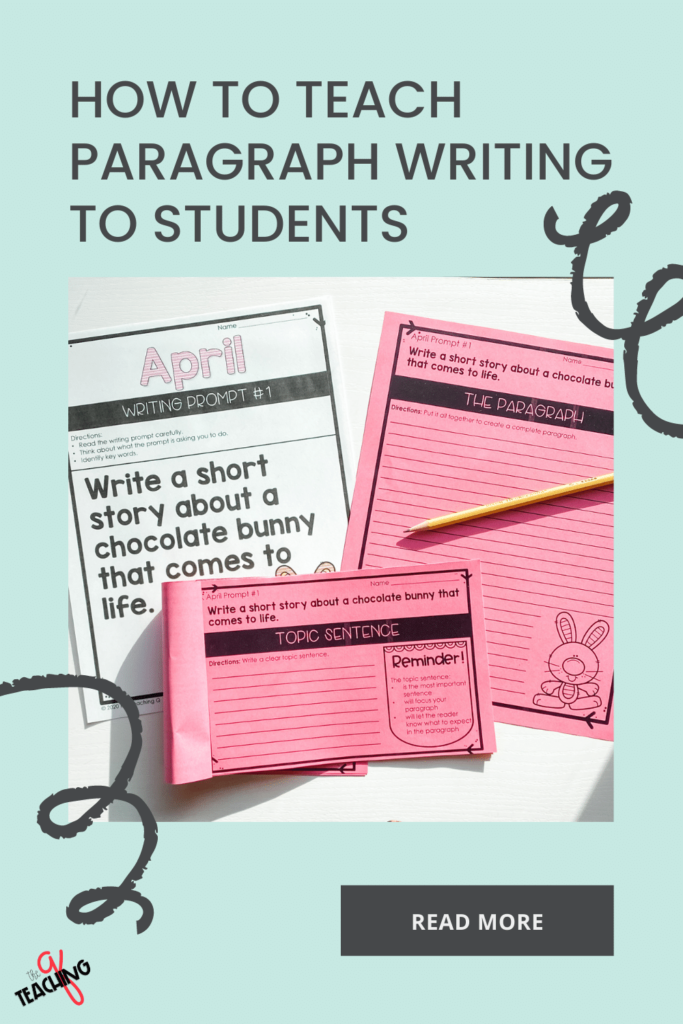 Paragraph writing practice routine for elementary students.