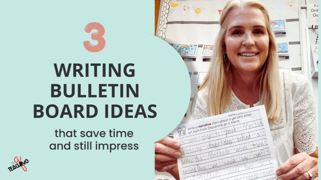 Writing Bulletin Board Ideas that Save Time and Still Impress - The ...