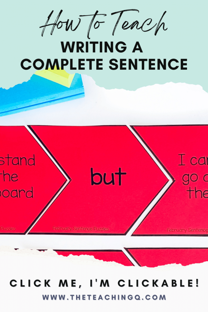 How to teach compound sentences to elementary students.