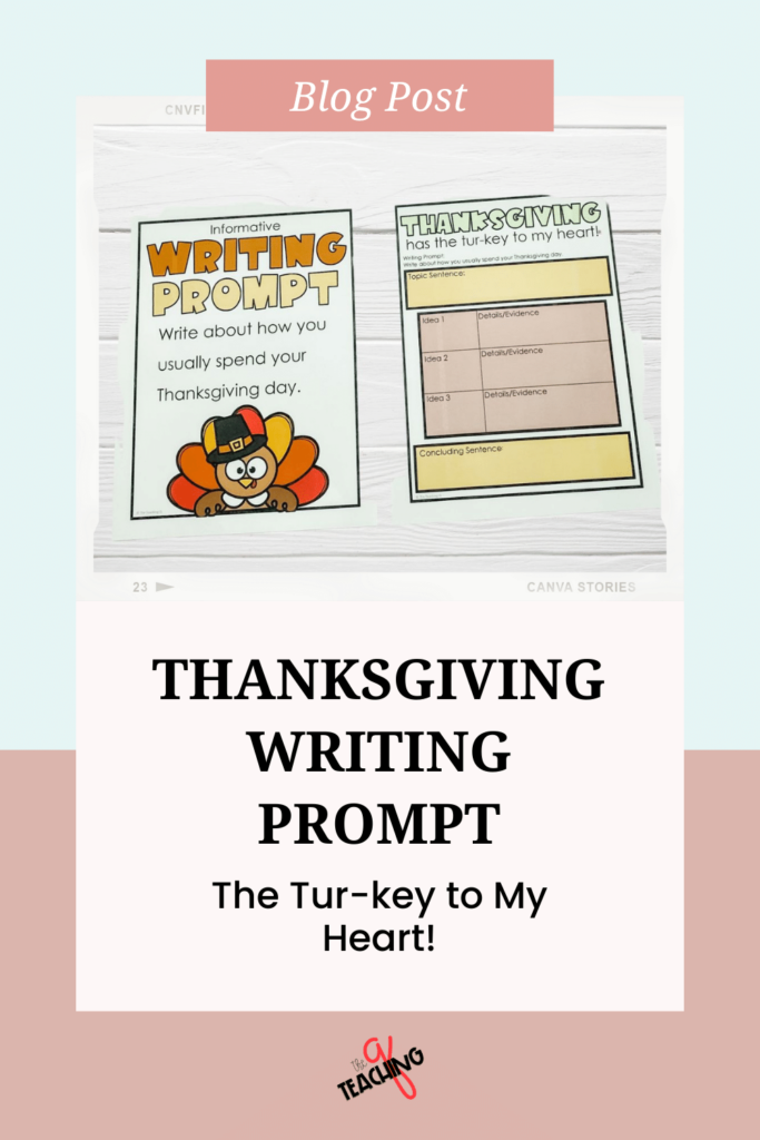 A fun and engaging Thanksgiving writing craft.