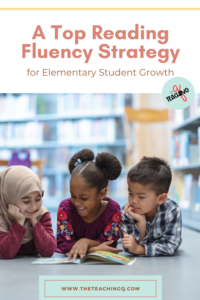 A Reading Fluency Strategy blog post pin.
