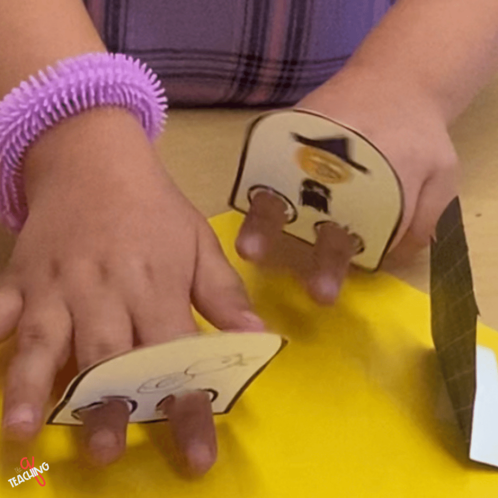 Finger puppets make for a fun end of year activity.