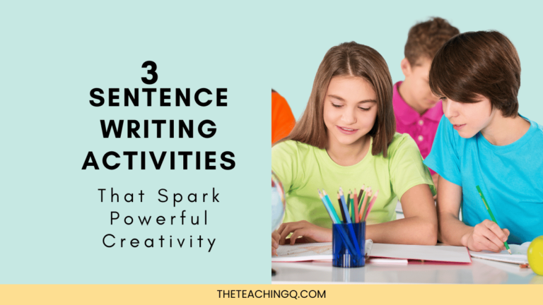 3 Sentence Writing Activities: That Spark Powerful Creativity! - The ...