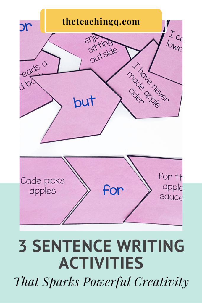 Compound sentence writing skills using a fun interacactive game.