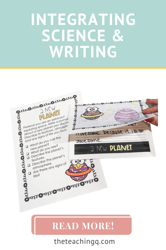 A foldable writing prompt with engaging prompts.
