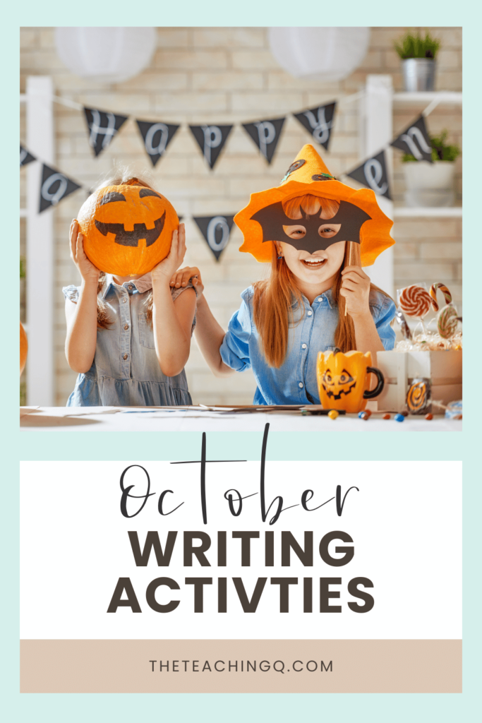 October writing activities for 2nd and 3rd grade students.