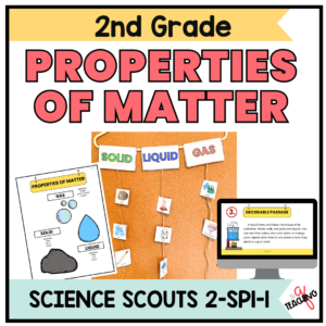 A picture of the Properties of Matter 2nd Grade resource on Teachers Pay Teachers.