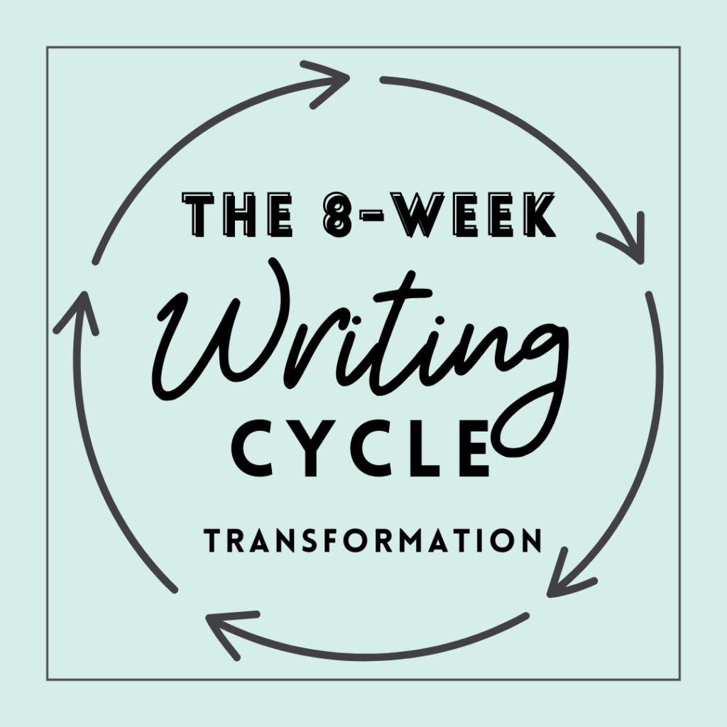 The 8-Week Writing Cycle button