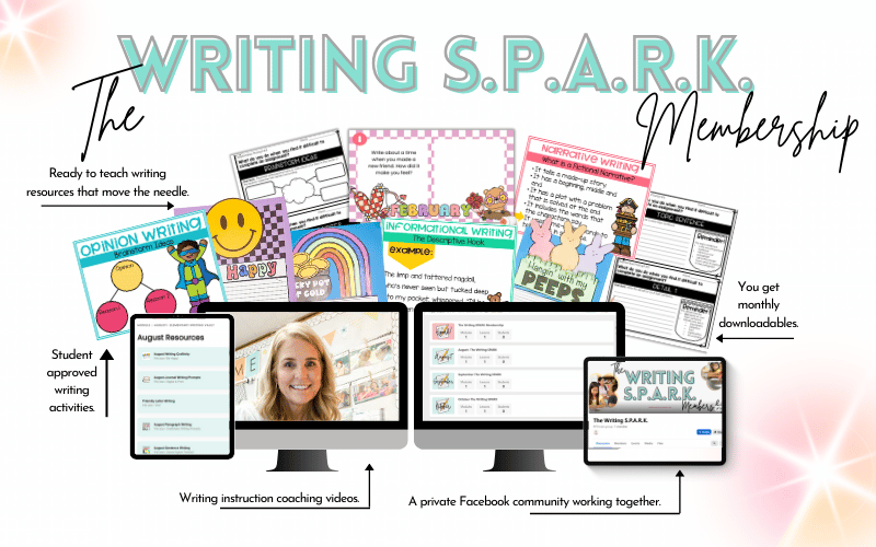 The Writing SPARK membership image.